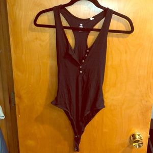 Me to We Black Bodysuit